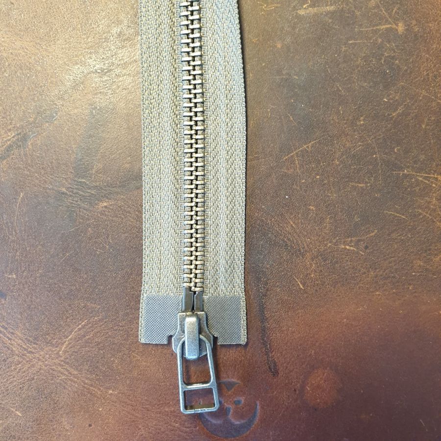 2-Wege-Metall-Reißverschluss YKK - Oliv