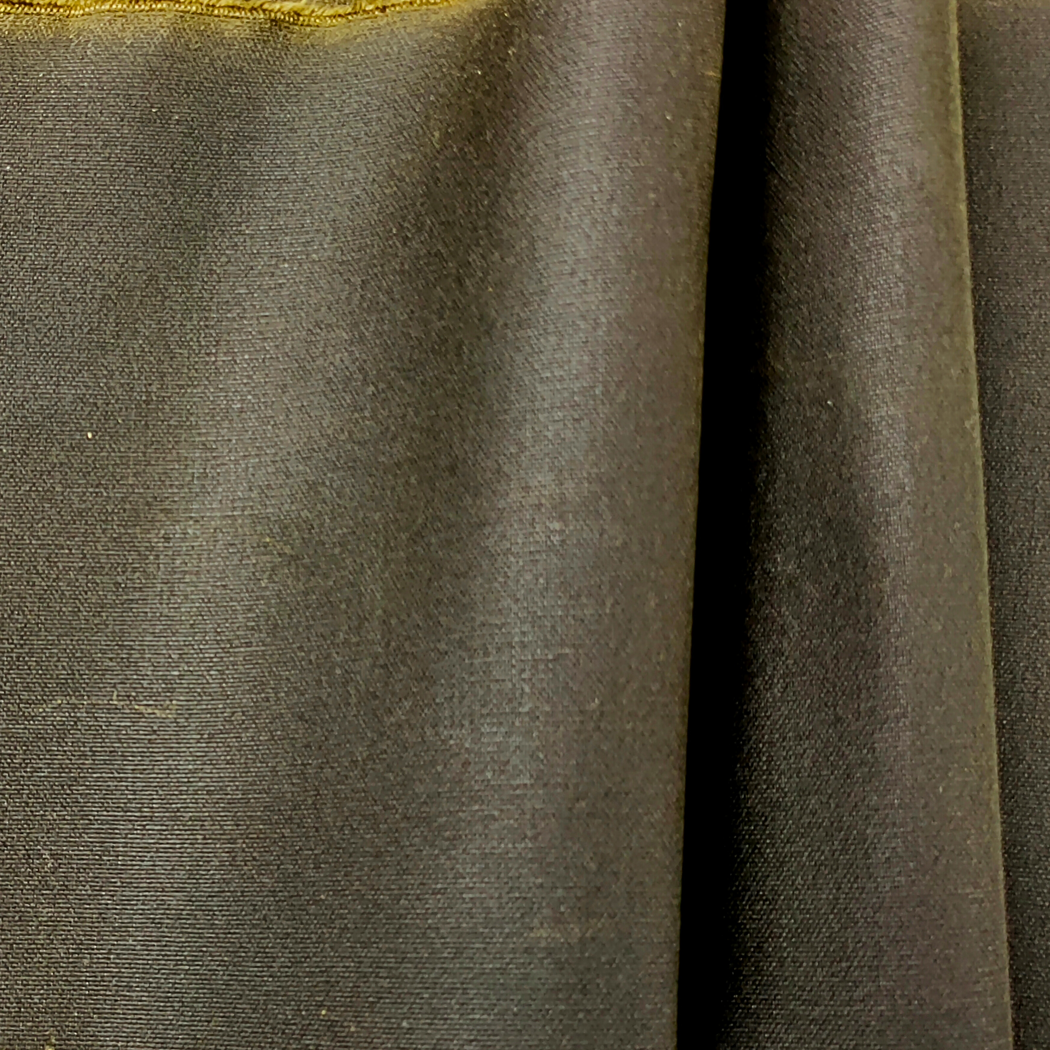 Waxcotton, dark khaki, 8 oz (gewachste Baumwolle)
